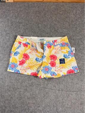 Old Navy Floral Shorts Women Size 10 NWT